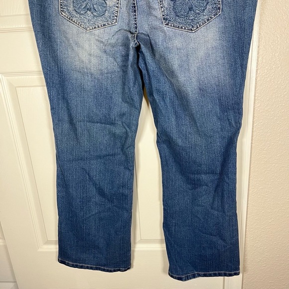 JMS Just My Size Jeans Womens 20W Butterfly Stretch Classic High Rise Plus Y2K - Picture 9 of 16